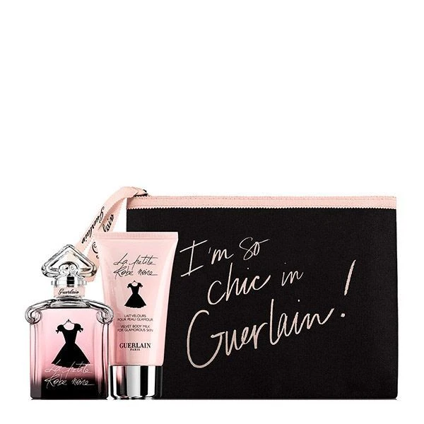 Guerlain La Petite Robe Noire Confezione Regalo 50ml EDP Spray + 75ml Lozione Corpo + Borsa 3 Guerlain La Petite Robe Noire Confezione Regalo 50ml EDP Spray + 75ml Lozione Corpo + Borsa