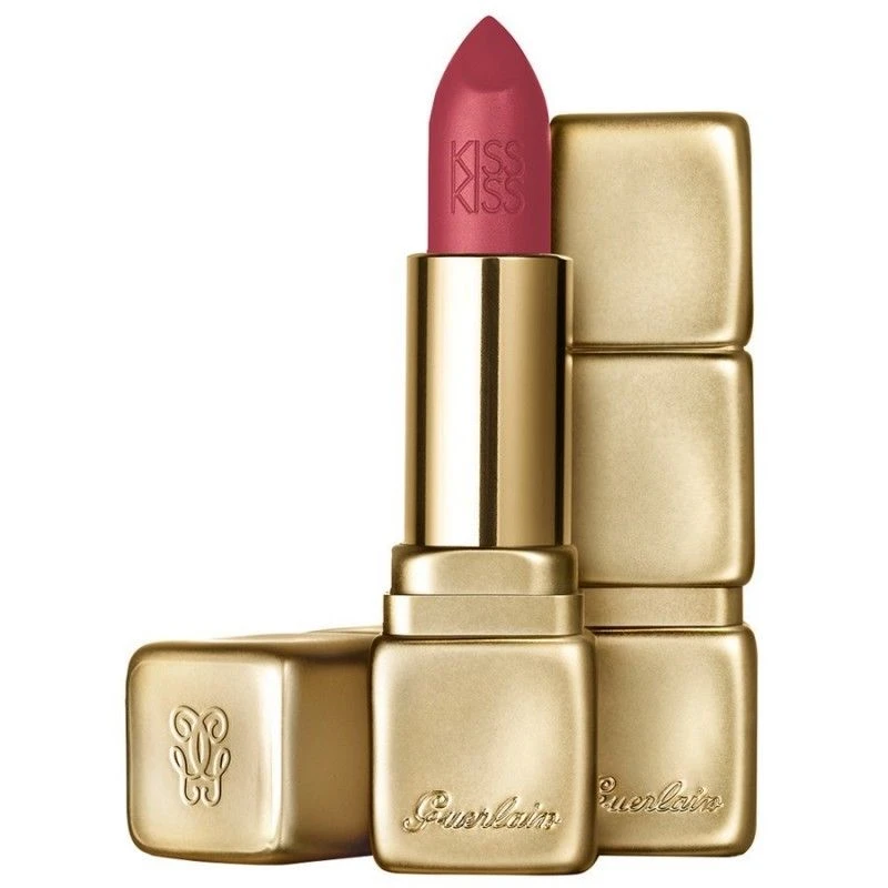 Guerlain KissKiss Matte M375 Flaming Rose Rossetto Rossetto Mat Idratante E Rimpolpante 3 Guerlain KissKiss Matte M375 Flaming Rose Rossetto Rossetto Mat Idratante E Rimpolpante
